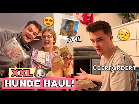 XXL Hunde HAUL 🐶😍 Wir sind ÜBERFORDERT...😖 ÜBERRASCHUNGS-FAIL von Hans 😂| Hans&Wika