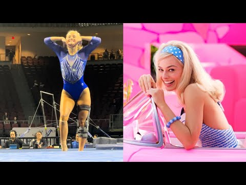 Rebekah Ripley - NCAA Barbie Girl Floor Routine - BYU Gymnastics - January 7, 2023