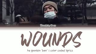 Download lagu BEN (Ha Yoonbin) (하윤빈) - Wounds [가사/Color Coded/Han|Rom|Eng Lyrics] mp3