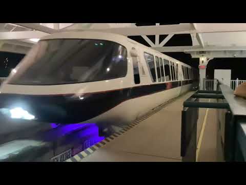 WDW Black Monorail Railfanning On The Close Track At Disney’s GrandFloridian Resort & Spa| 4K Disney