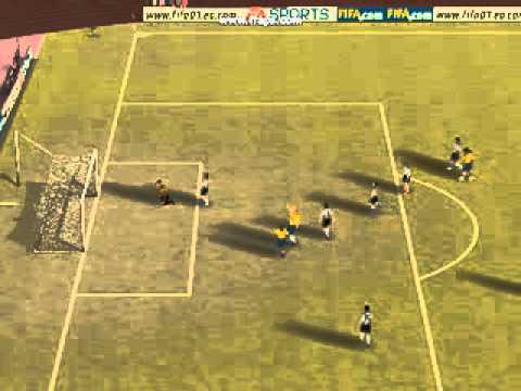 Fantastic Goal by Robinho. Argentina vs Brazil FIFA 2007