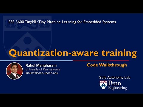 9.1 Quantization-aware training - code