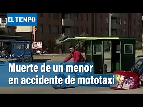 Muere menor de edad en accidente de mototaxi | El Tiempo