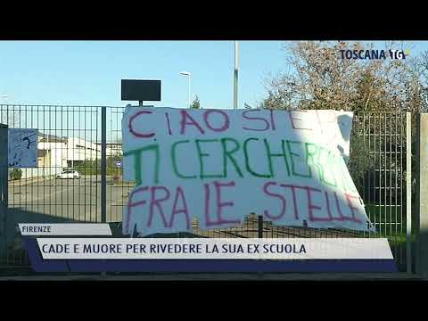 2022-01-24 FIRENZE - CADE E MUORE PER RIVEDERE LA SUA EX SCUOLA