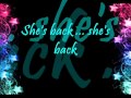 Westlife - She's Back (With Lyrics)