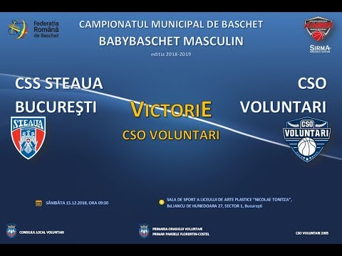 Victorie CSO Voluntari in CSS Steaua Bucuresti - CSO Voluntari (babybaschet, 15.12.2018 HD Version)