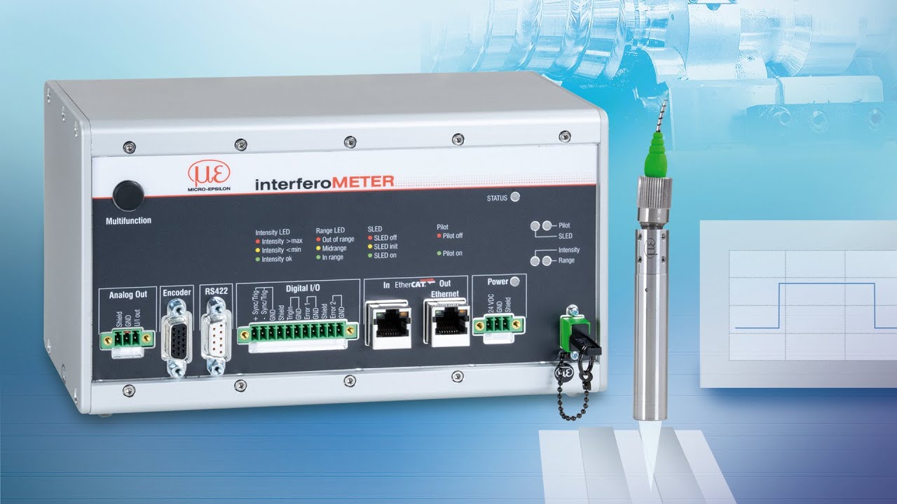 High-precision white light interferometer for non-contact distance and thickness measurements