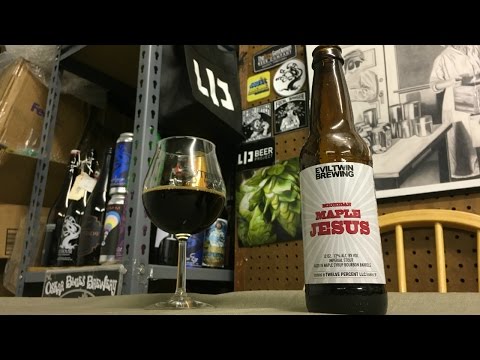 Evil Twin Michigan Maple Jesus (Maple Bourbon Imperial Stout!!!) Review - Ep. #966