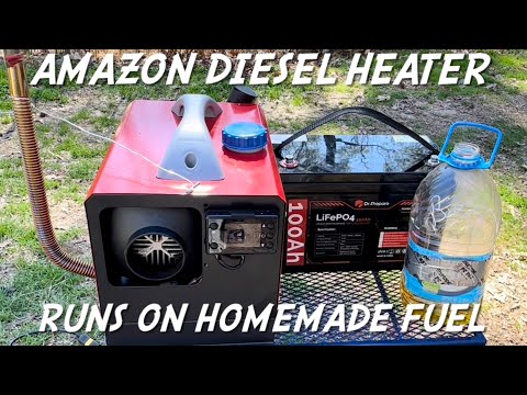 Cheap Chinese Diesel Heater Runs on Homemade Biodiesel