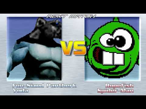 M.U.G.E.N.: Fun-Sized Pantherk & Yoda vs. Dopefish & Spider-Man