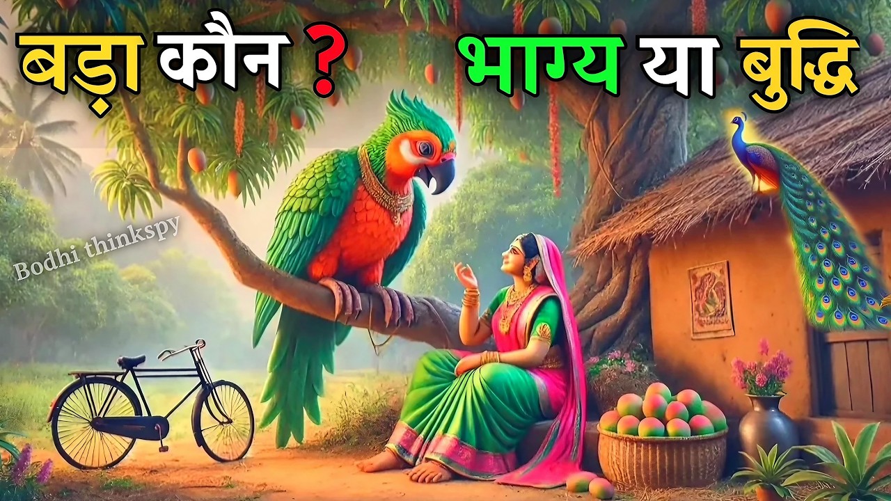 भाग्य मे जो लिखा है वही होगा - भाग्य और बुद्धि मे बडा कौन ? Best Motivational video | Bodhi thinkspy