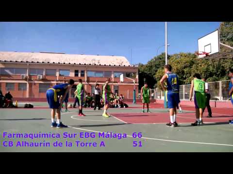J4 Cadete Masculino: Farmaquímica Sur EBG Málaga - CB Alhaurín de la Torre A