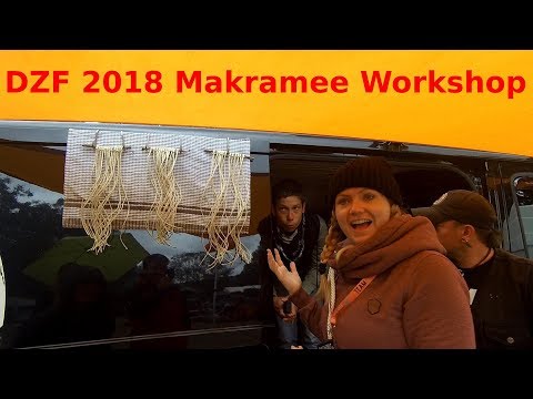 FootlooseTraveller - DZF 2018 - Makramee Workshop by Susie.emilie with Lisa and Maura