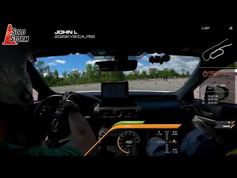 Lexus RC-F at 2023 KYSCCA Autocross PE2