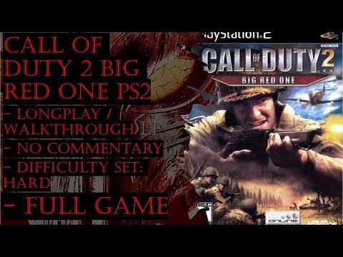 Call Of Duty 2 Big Red One PS2 (Hard) Full Game Walkthrough (No Commentary)