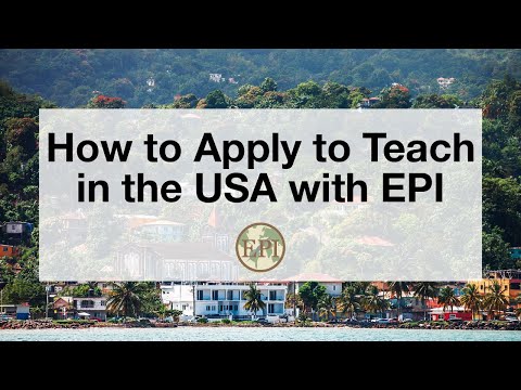 Webinar: How to Apply to Teach in the USA with EPI 5.23.23