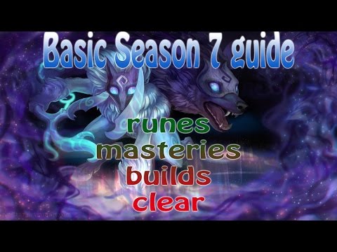 My season 7 kindred basics | Runes - Masteries - Builds - Clear (basic kindred 6.24 guide)