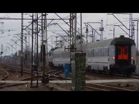 EU07-205 + IC SIEMIRADZKI z Zamościa do Poznania w okolicy ul.M.Konopnickiej w Rzeszowie 02.02.2016