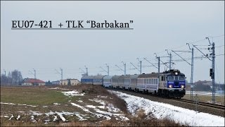 preview picture of video '[ PKP Intercity ] EU07-421 IC Barbakan @Lubliniec #2015-02-15'