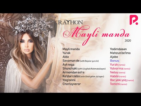Rayhon - Mayli manda nomli albom dasturi 2020