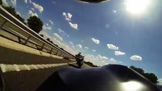 preview picture of video 'Ruta Cruz Verde Suzuki GSR-600 Yamaha R6 GoPro Hero3+ Robledo Avila Madrid'