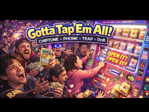 Gotta Tap ’Em All! 😂 Pokémon Card Frenzy Anthem | Pokémon Card Chaos| Chiptune x Phonk x Trap x DnB