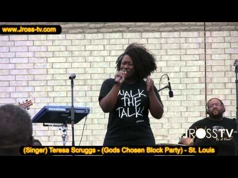 James Ross @ (Singer) Teresa Scruggs - "Gods Chosen Block Party"  www.Jross-tv.com