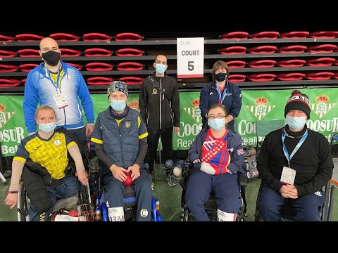 Seville 2021 World Boccia Europe - Pair BC4 Pool C - Ukraine vs Great Britain