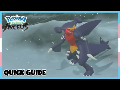 Where To Catch Alpha Garchomp *Alabaster Icelands* In Pokemon Legends Arceus | Location Quick Guide