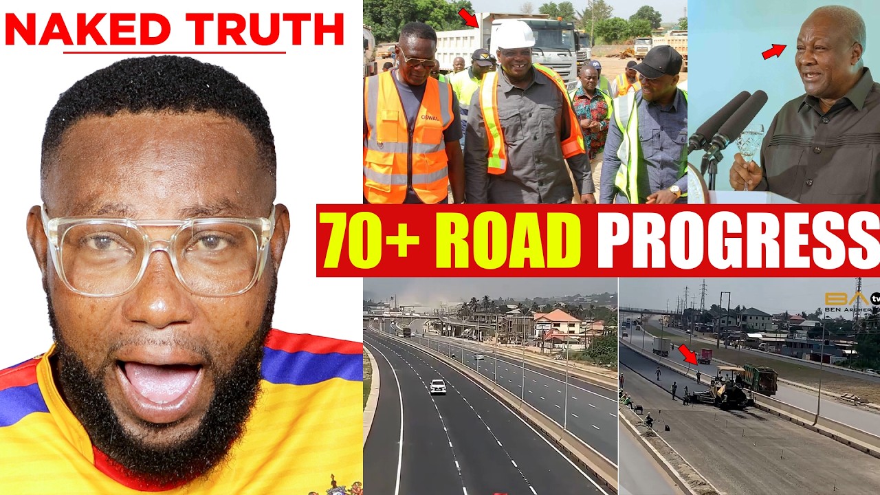 👏70+ Road Projects Ongoing Across Ghana, Quality Asphalt Control - Largest Road Expansion in Years🔥