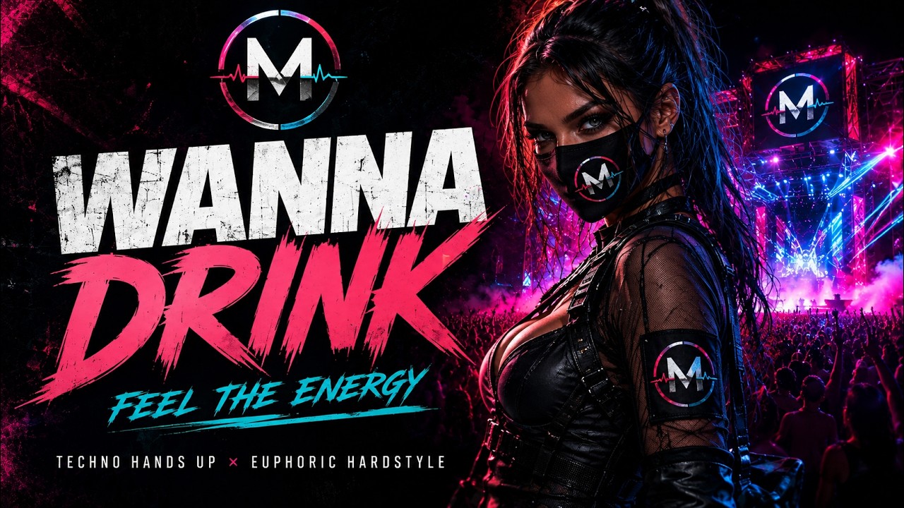 WANNA DRINK — (Euphoric Hardstyle  Hands Up Mix)  150 BPM