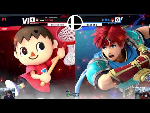 TTGO #140 Losers Semis - Jerm (Villager) vs DMK (Roy) SSBU Smash Ultimate