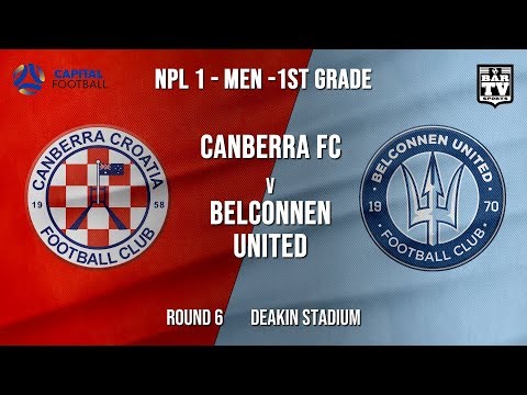 NPL1 Men - 1st Grade - Capital Football  - ROUND 6 - Canberra FC vs Belconnen United