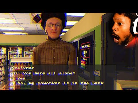 what would you do if this man walks in and you're working alone | Night Shift