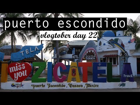 PLAYA ZICATELA | PUERTO ESCONDIDO | VLOGTOBER - DAY 22