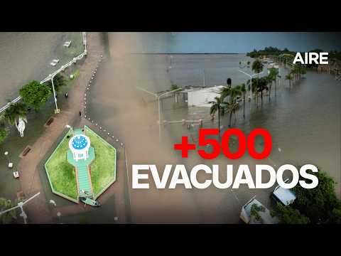 Crecida en CORRIENTES: Ya hay más de 550 EVACUADOS 🌊⚠️