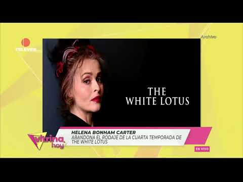 Helena Bonham Carter abandona la cuarta temporada de ‘The White Lotus’, su papel será interpretad...