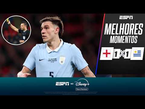 Gols e lances de Inglaterra x Uruguai