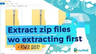 Get data from zip files without extracting them in Power Query