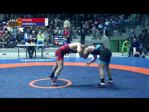 1/4 FS - 86 kg: N. HEFLIN (USA) v. A. SHABANAU (BLR)