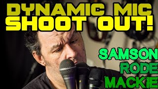 Video thumbnail for "Mackie EM-89D vs Samson Q7x vs Rode M1" (DYNAMIC MIC DIALOGUE SHOOTOUT!) by JaredGunstonTV