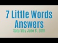7 Little Words Daily Puzzle June 8 2019