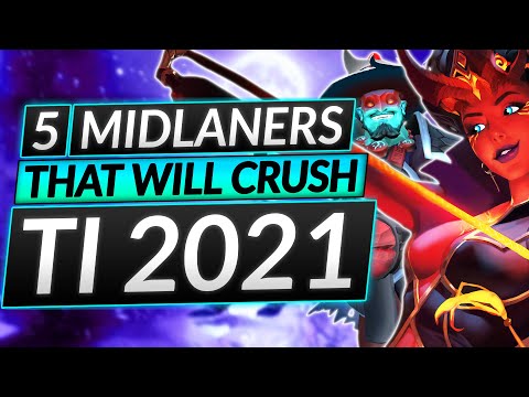 Top 5 MIDLANE Heroes that WILL DOMINATE The International 2021 - Dota 2 Guide