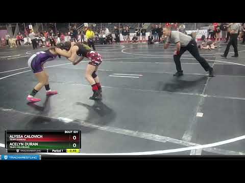 112 Lbs Champ. Round 2 - Acelyn Duran, Team Colorado Vs Alyssa Calovich, Team Kansas E086