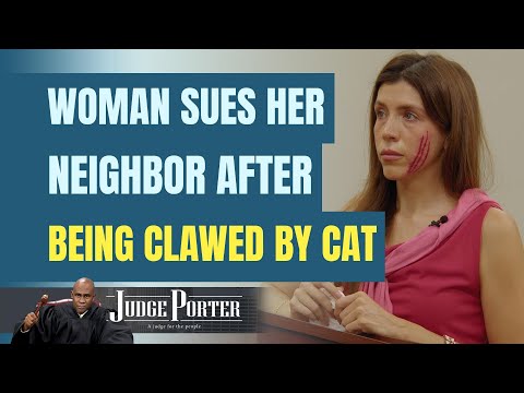Woman Sues Her Neighbor After Being Clawed By Cat.