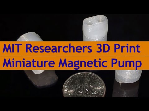 MIT Researchers 3D Print Miniature Magnetic Pump