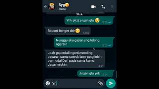 Download lagu SEBUAH PENYESALAN !! Chat WhatsApp Paling Sedih Bikin Nangis Jutaan Oreng😭😭 2022. mp3