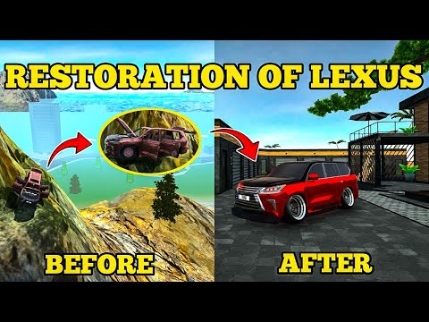 Restoration Of Abandoned Lexus LX 570 | Car Simulator 2 | New Update 