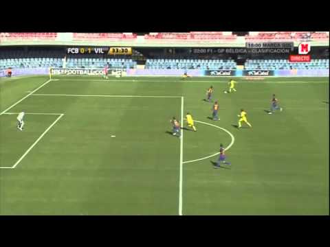 Airam Cabrera - Barcelona B Vs Villarreal B - 27-08-11 (Temporada 2011-2012)