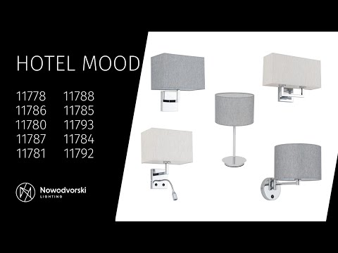 Бра, настінний світильник Nowodvorski 11784 Hotel Mood E27 2x10W IP20 світло-бежевий
